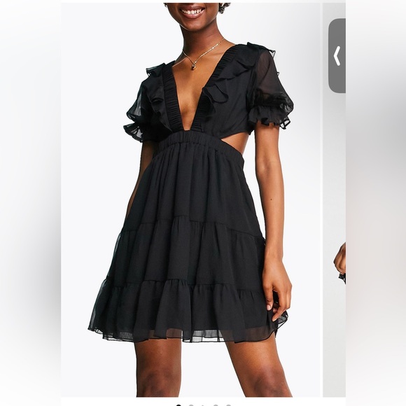 ASOS A-Line Mini Tea Dress. Size 4. Never worn! RP $85 - Picture 2 of 4